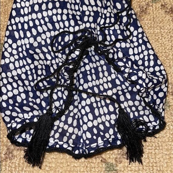 J. Crew navy tunic w tassels NWOT 0 - Picture 7 of 10